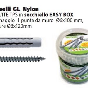 Confezione 300 Tasselli 6x30 + 300 Viti 6 + 1 Punta 6 OMAGGIO